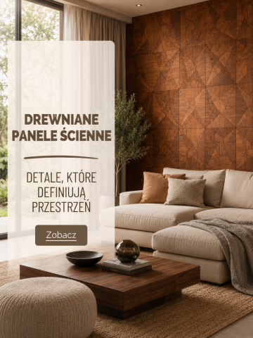 drewniane panele ścienne origami 3D drewno